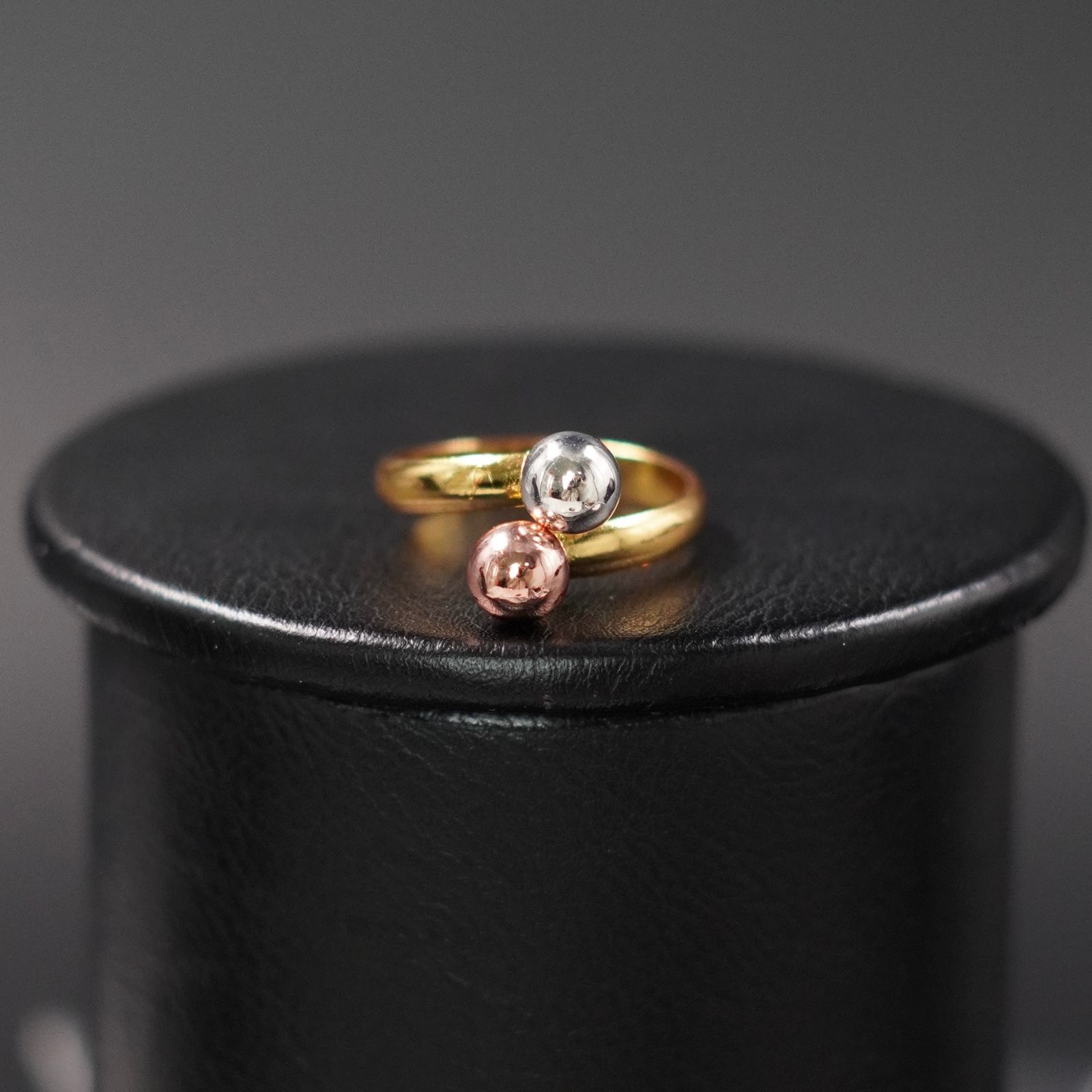 Miniatura 3 de Anillo Acero tu yo Dorad Balin Rosa-plat